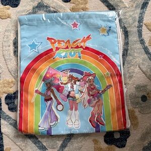 Pop mart Peach Riot Rainbow Series-Drawstring backpack Bag